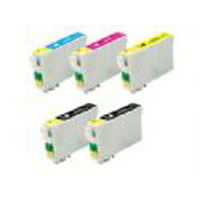 Epson T126 Valu_Pac Compatible Cartridges 2 Black and 1 of each colour