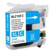 Brother Compatible InkJet Cartridge LC-101 LC-103 Cyan High Capacity Cartridge