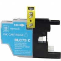 Brother Compatible InkJet Cartridge LC71 LC75 High Capacity Cyan Cartridge