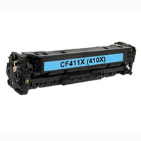 HP Compatible CF411X (410X) Cyan High Capacity Toner Cartridge