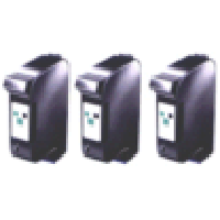 HP 51645 - HP #45 Remanufactured Inkjet Cartridge -- 3 Pack