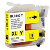 Brother Compatible InkJet Cartridge LC-101 LC-103 Yellow High Capacity Cartridge