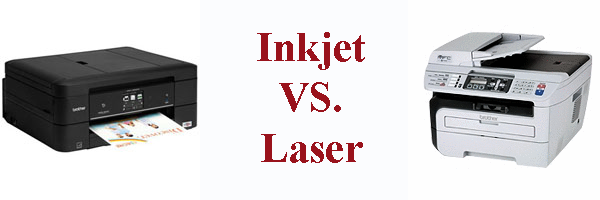 Inkjet Printer vs. Laser Printer.  Which is best for you?